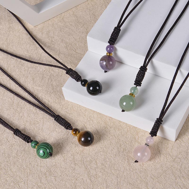Collana di armonia in giada tibetana con Buddha Stones