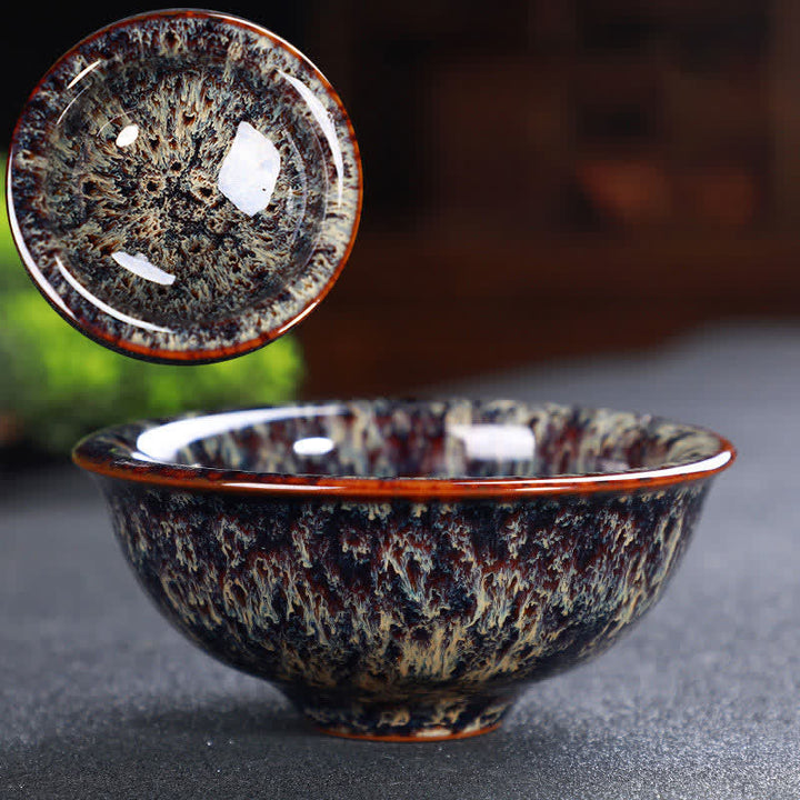 Tazze da tè in ceramica colorata con Buddha Stones, per casa e ufficio