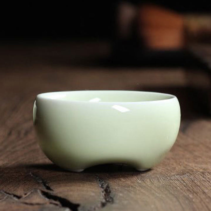 Buddha Stones Koi Fish colorato Tazza da tè in ceramica Kung Fu Tazza da tè Ciotola