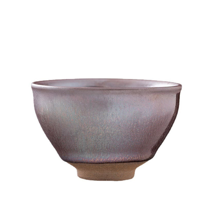 Tazza da tè Kung Fu in porcellana cinese Jianzhan con pietre Buddha Stones