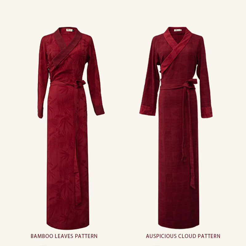 Buddha Stones Tibetan Dress Clothing Lhasa Abito lungo avvolgente Maxi abito Abbigliamento donna