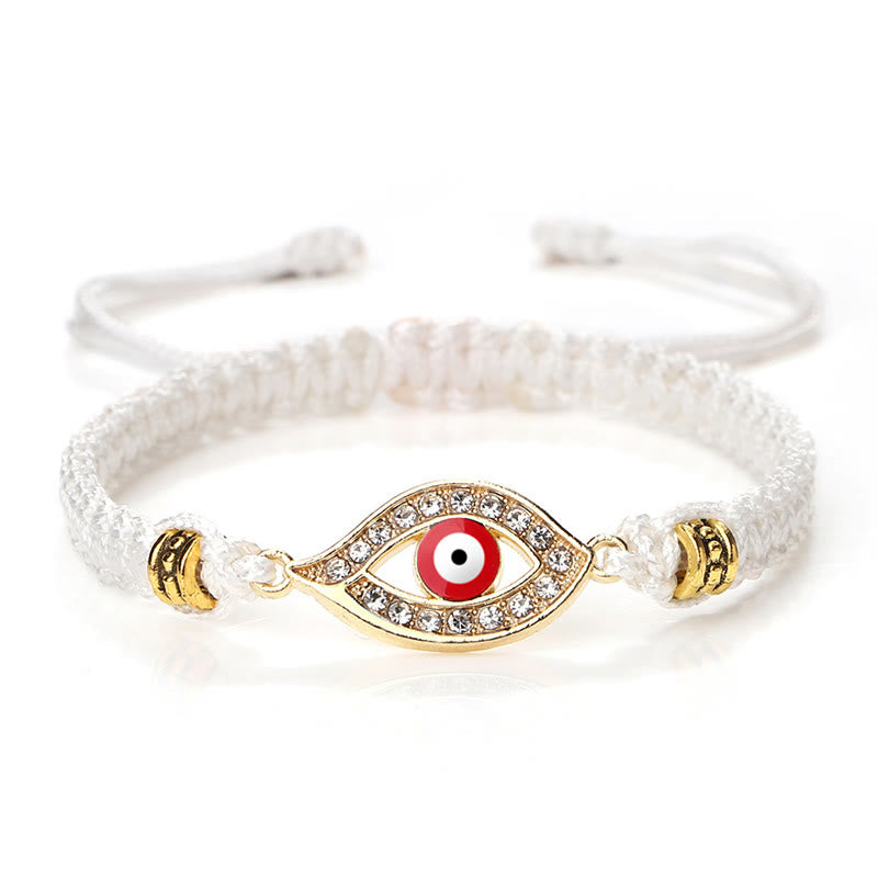 Braccialetto di corda Buddha Stones Evil Eye Keep Away Evil Spirits