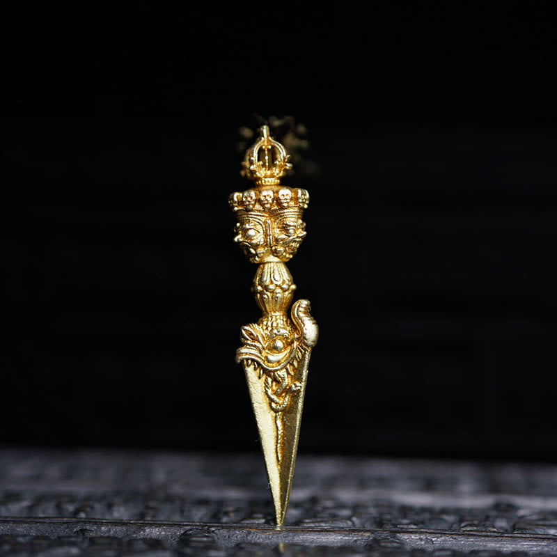 Buddha Stones Tibet Dorje Vajra Inciso Potere Spirituale Pendente Decorazione Appesa