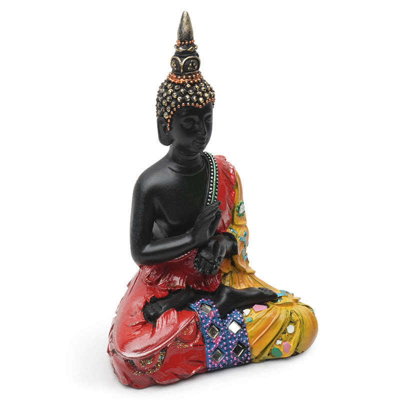 Decorazione statua in resina della serenità del Buddha tailandese