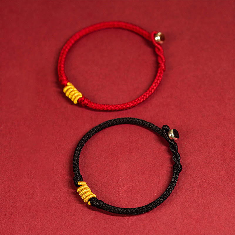 Braccialetto di corda intrecciata con nodo King Kong fatto a mano Buddha Stones