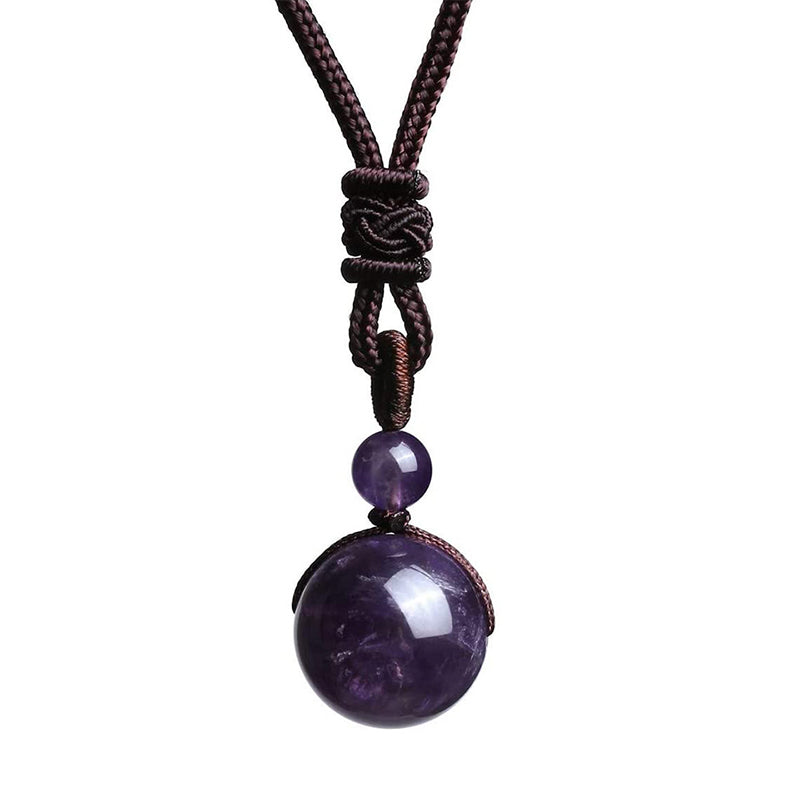 Collana di protezione con occhio di tigre tibetano Buddha Stones