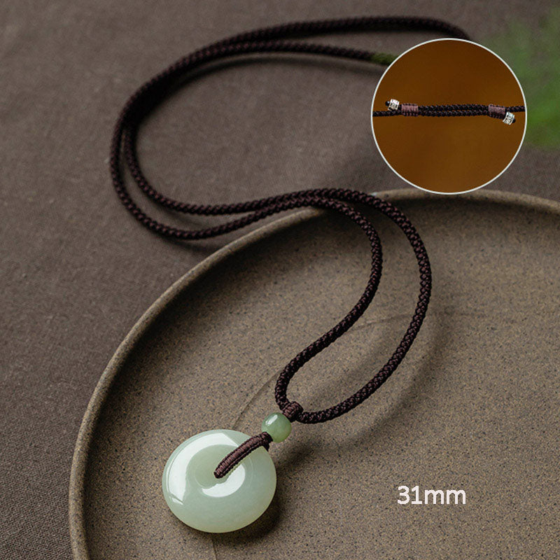 Collana Buddha Stones con fibbia per la pace, fortuna e prosperità