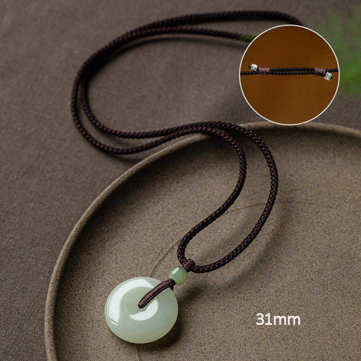 Collana Buddha Stones con fibbia per la pace, fortuna e prosperità