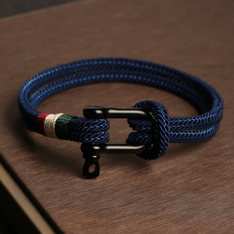Bracciale con fibbia in acciaio inossidabile con design semplice Buddha Stones Luck