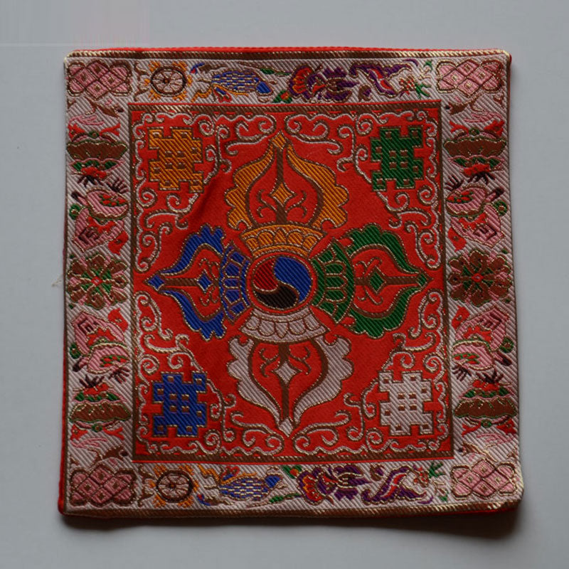 Buddha Stones Preghiera Altare Tappetino Guarigione Meditazione Vajra Simboli di Buon Auspicio