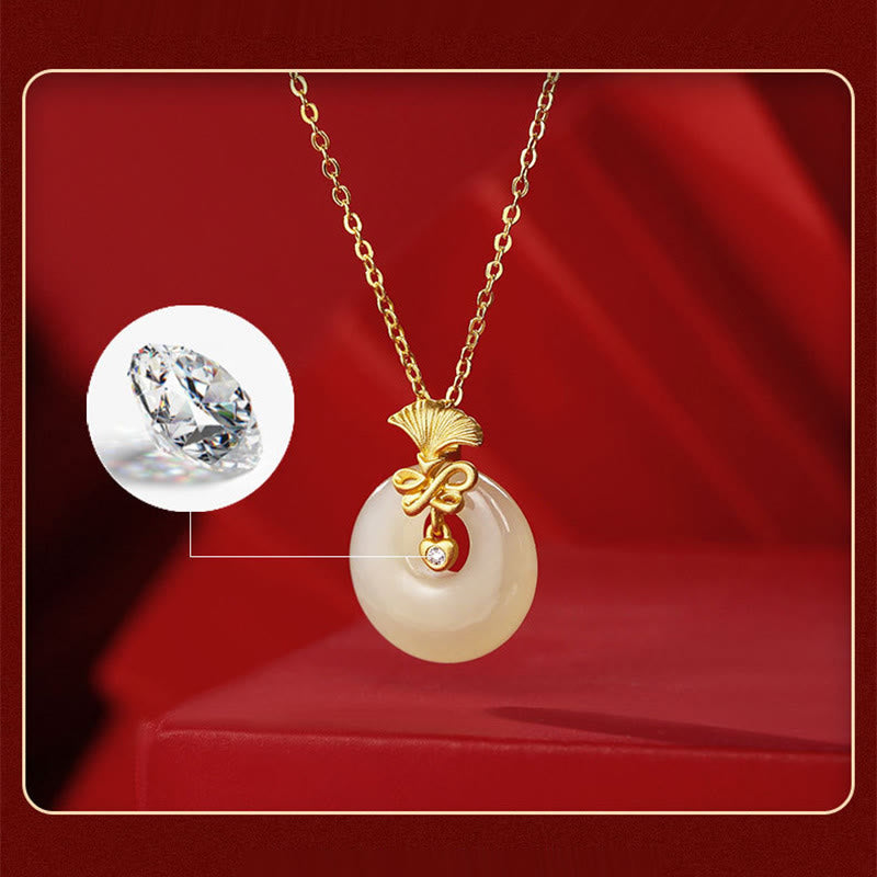 Buddha Stones 925 Sterling Silver Natural Hetian Jade Garofano Fiore Prosperità Collana Pendente - image 3