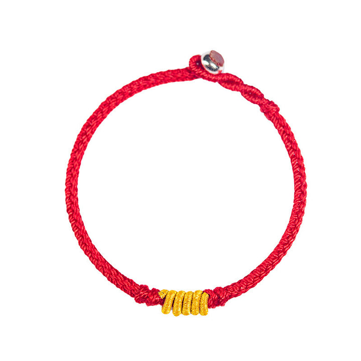 Braccialetto di corda intrecciata con nodo King Kong fatto a mano Buddha Stones