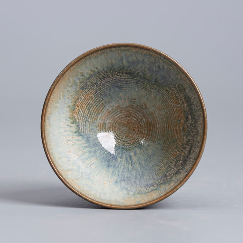 Buddha Stones Jingdezhen dipinte a mano Ru Kiln porcellana Hanfu ragazza fiore tazza da tè in ceramica Kung Fu tazze da tè