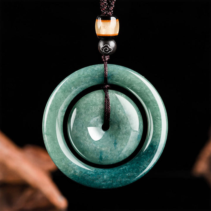 Collana Buddha Stones con fibbia per la pace, fortuna e prosperità