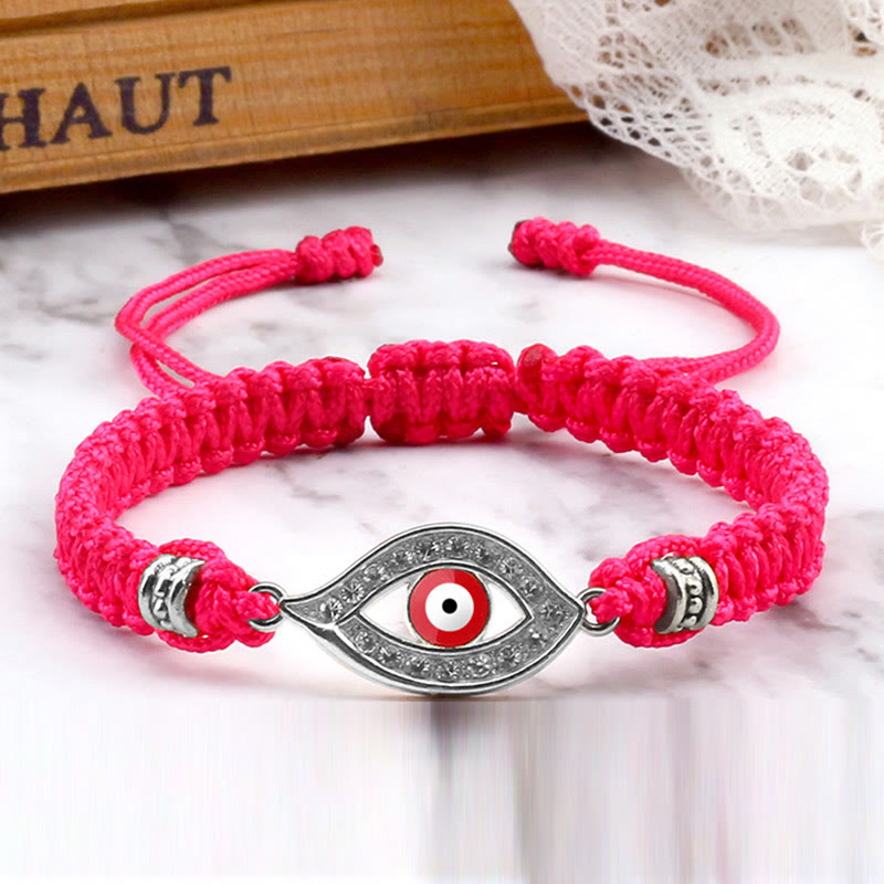 Braccialetto di corda Buddha Stones Evil Eye Keep Away Evil Spirits