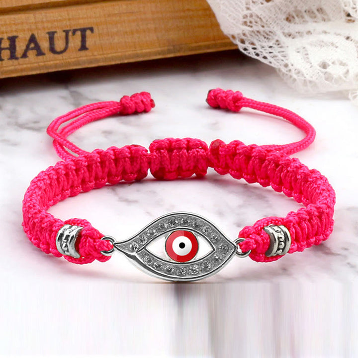 Braccialetto di corda Buddha Stones Evil Eye Keep Away Evil Spirits