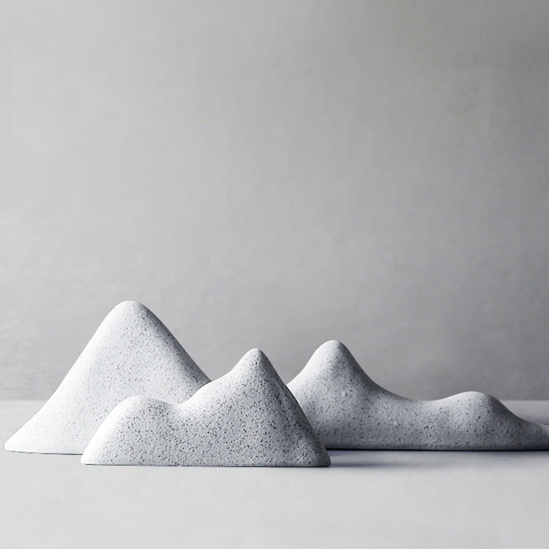 Buddha Stones Rocce Paesaggio Meditazione Illuminazione Zen Giardino Decorazione - Bianco - Tre Rocce - image 1