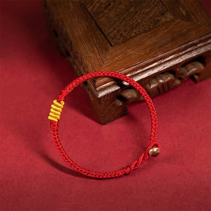 Braccialetto di corda intrecciata con nodo King Kong fatto a mano Buddha Stones