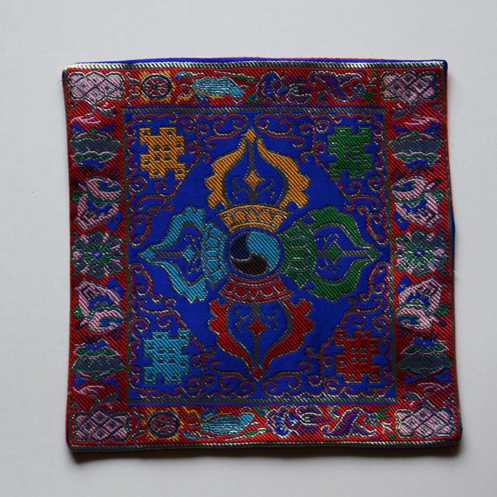 Buddha Stones Preghiera Altare Tappetino Guarigione Meditazione Vajra Simboli di Buon Auspicio