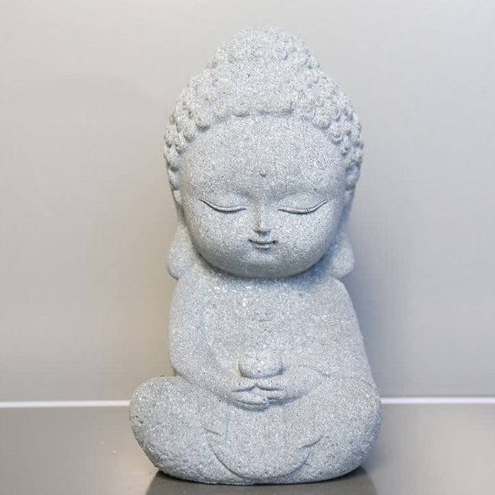 Buddha Stones Meditazione Statua del Buddha Compassione Decorazione della casa