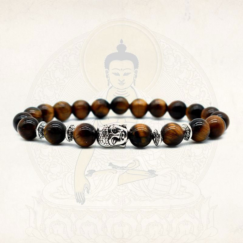 Braccialetto di guarigione dell'amore con Buddha Stones e ametista - image 16