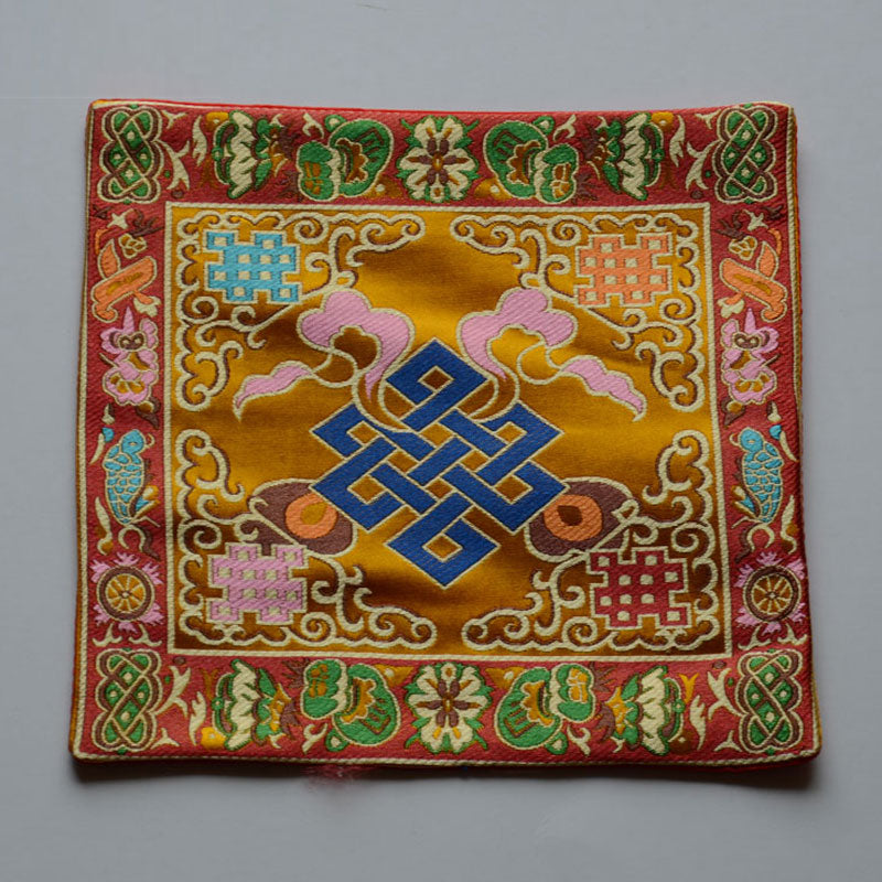 Buddha Stones Preghiera Altare Tappetino Guarigione Meditazione Vajra Simboli di Buon Auspicio