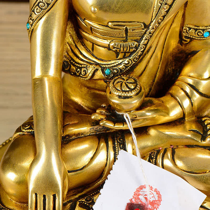 Statua di rame della compassione di Buddha Shakyamuni Decorazione