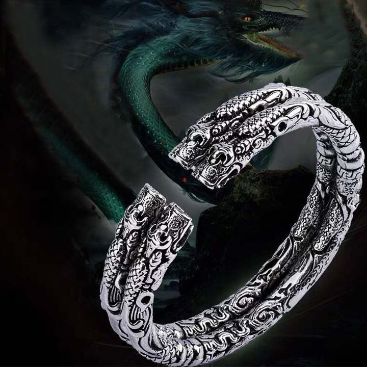 Braccialetto regolabile con protezione dalla fortuna e nuvole di buon auspicio del drago