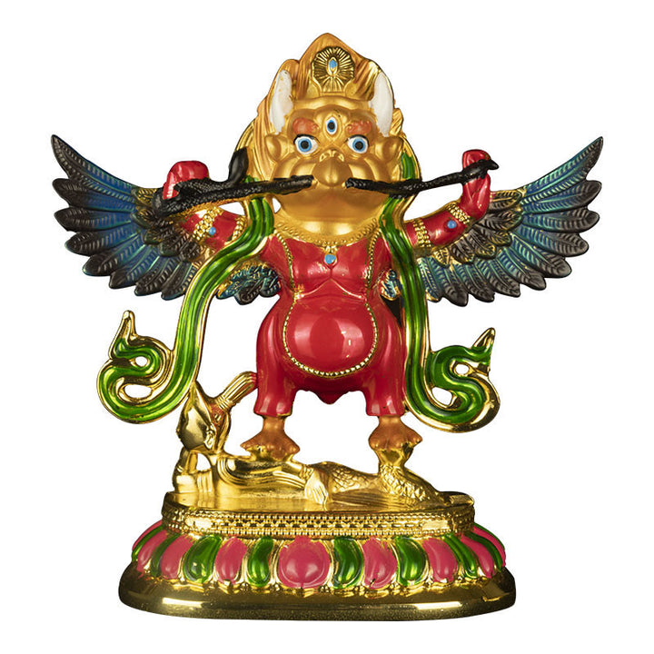 Tibet Garuda Bird Alloy Tieni lontani gli spiriti maligni Decorazione per la casa