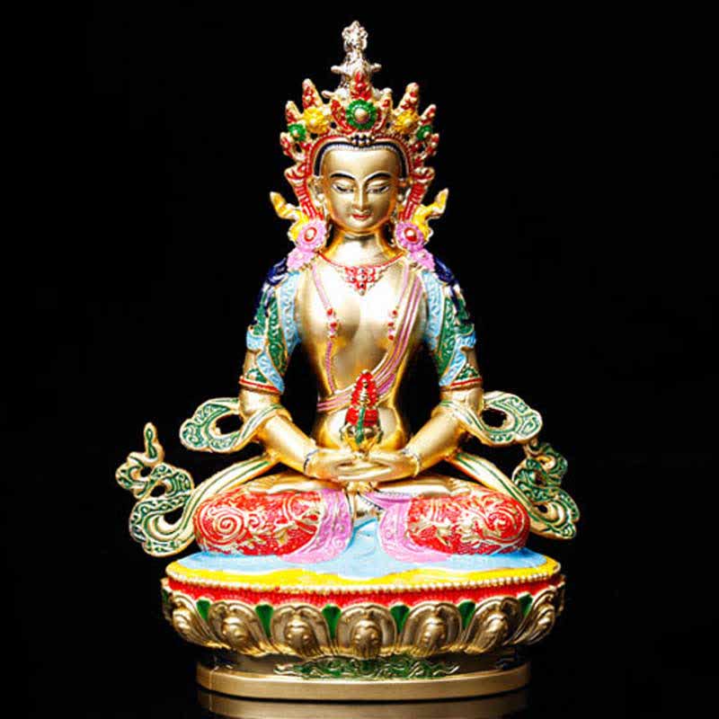 Buddha Stones Statua della serenità Statua del Buddha della longevità Decorazione della casa