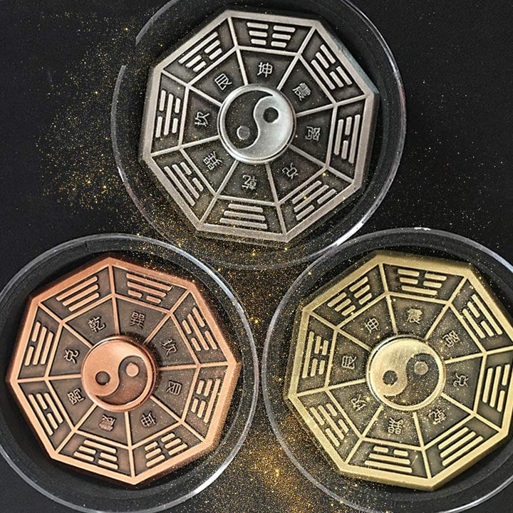 Buddha Stones Fidget Spinner Benedizione Tai Chi Dito Mano Spinner Decorazione - image 1