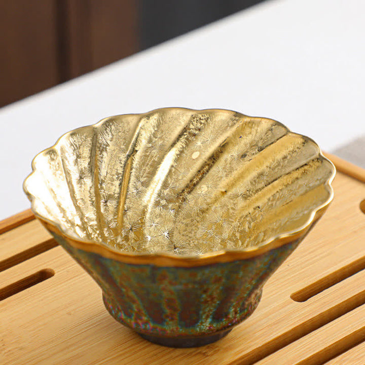 Buddha Stones Tazza da tè in ceramica colorata Tazze da tè