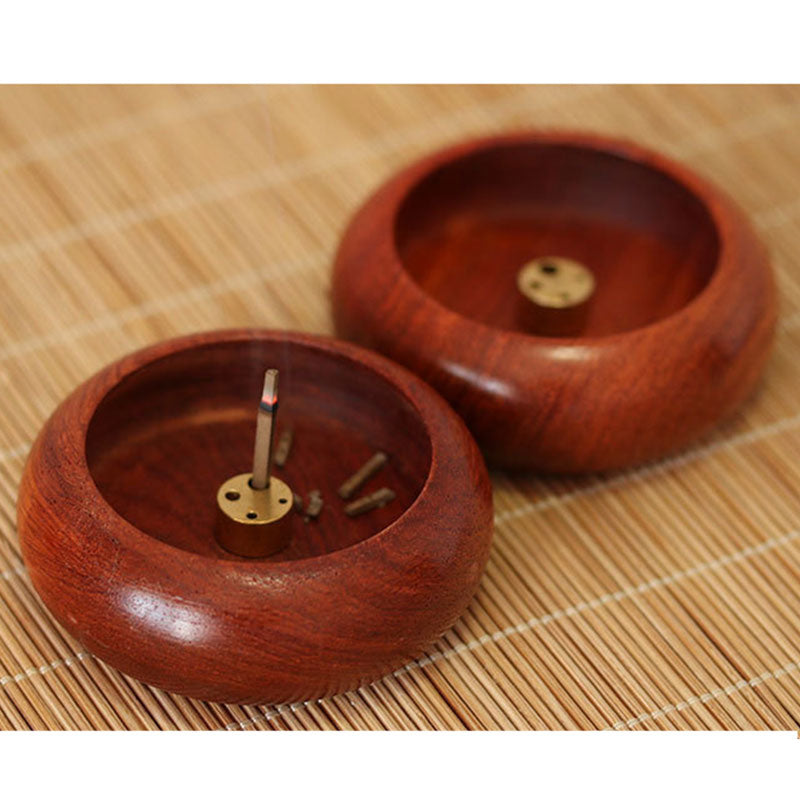 Decorazione bruciatore di incenso curativo per meditazione in palissandro