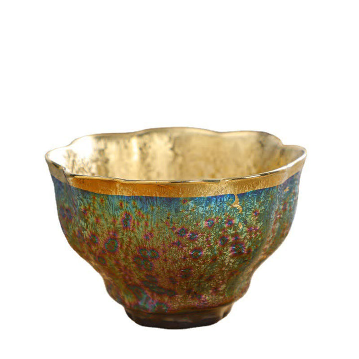 Buddha Stones Tazza da tè in ceramica colorata Tazze da tè