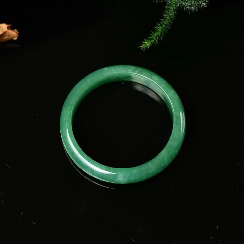 Bracciale rigido in giada con Buddha Stones, per guarigione, abbondanza e protezione. - image 6