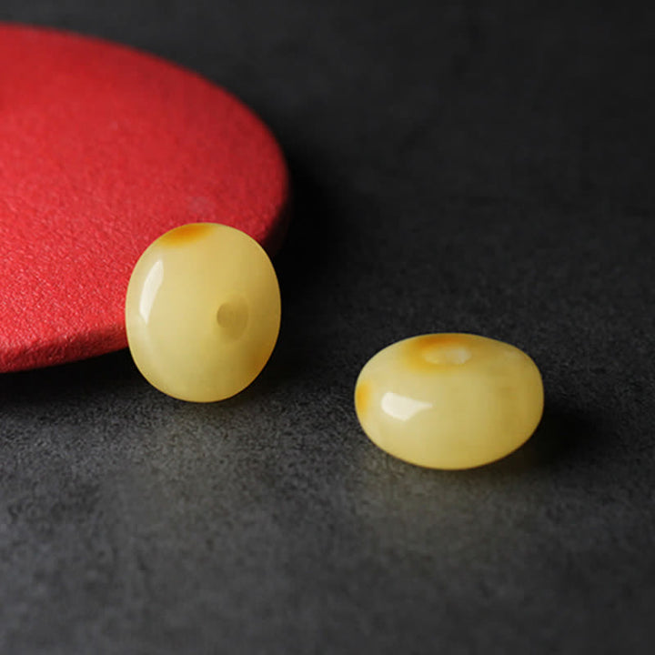 Braccialetto con ciondolo di protezione PiXiu, 108 perle di Mala, ambra citrino naturale, fibbia della pace, agata rossa - image 15