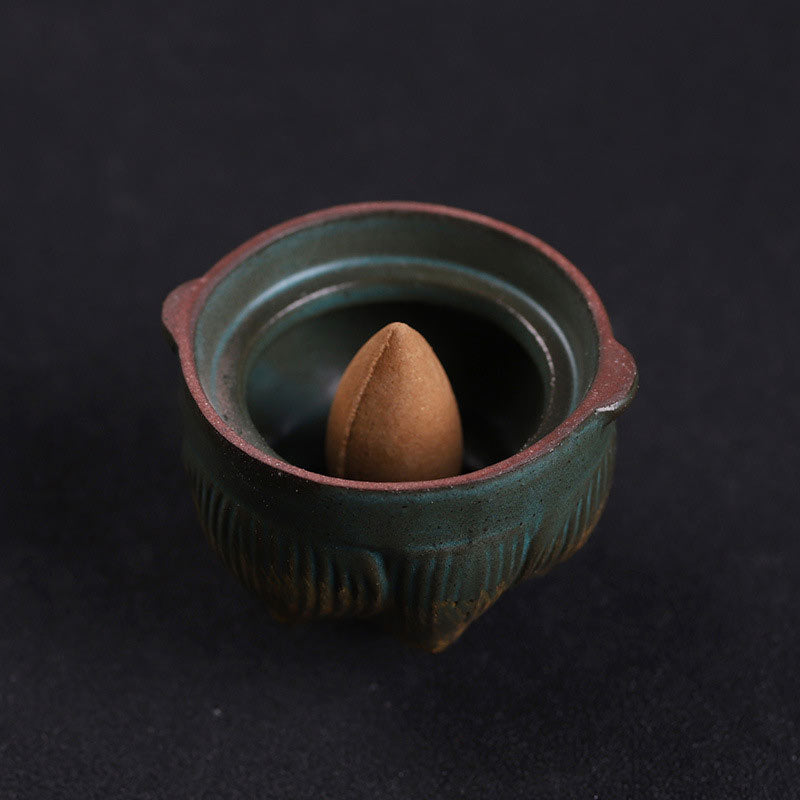 Decorazione per bruciatore di incenso sospeso Buddha Stones meditazione di loto