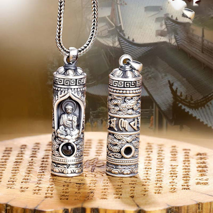 Collana con ciondolo di Buddha natale con proiezione dello zodiaco cinese e della prosperità - image 18