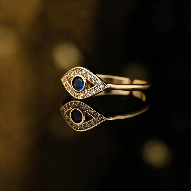 Anello di rame con benedizione per protezione dal malocchio Buddha Stones