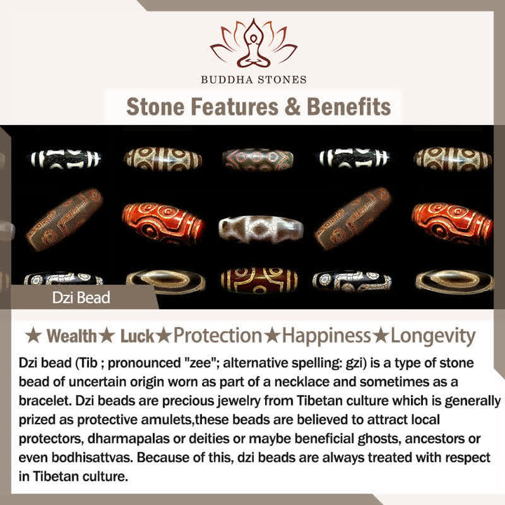 Bracciale intrecciato con Buddha Stones per la protezione della ricchezza