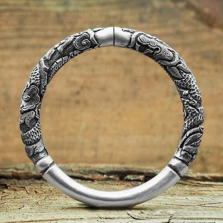 Braccialetto regolabile con protezione dalla fortuna e nuvole di buon auspicio del drago