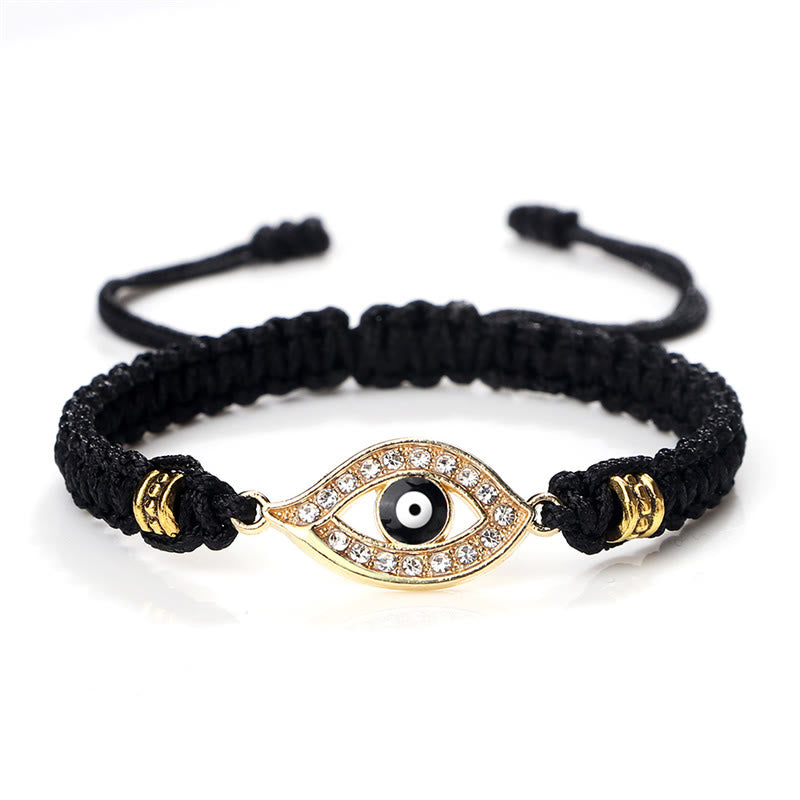 Braccialetto di corda Buddha Stones Evil Eye Keep Away Evil Spirits