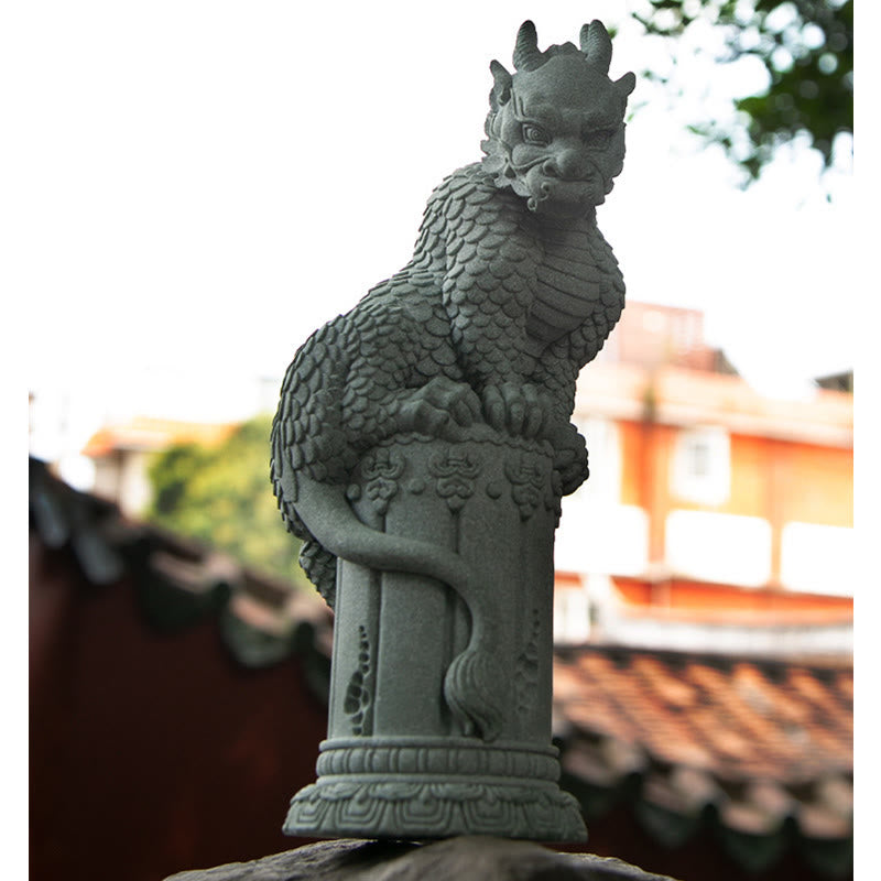 Buddha Stones Feng Shui in piedi seduto drago successo fortuna decorazione della casa - image 7