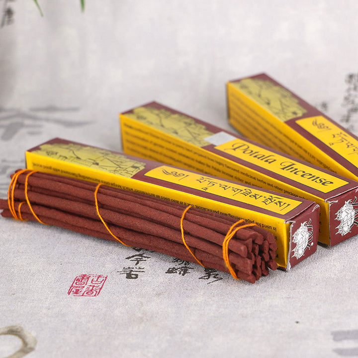 Buddha Stones Potala Tibetano Agarwood Sandalo Calma Incenso