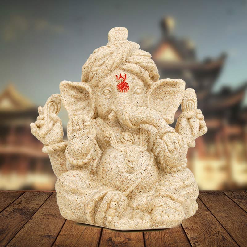 Statua dell'elefante Ganesh Ganpati Trasformazione Decorazione della casa