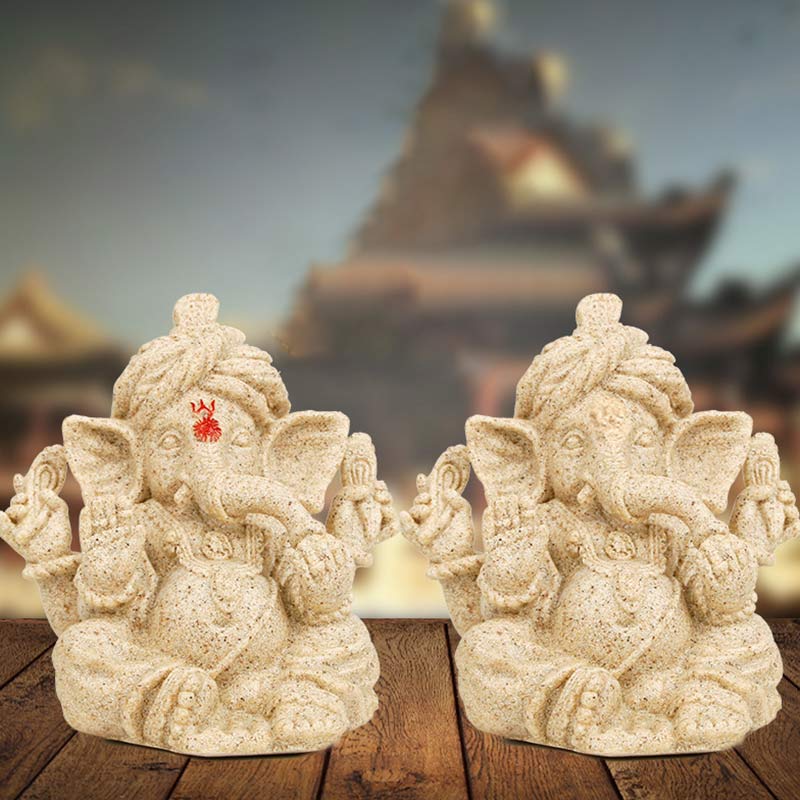 Statua dell'elefante Ganesh Ganpati Trasformazione Decorazione della casa