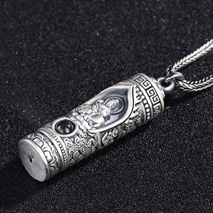 Collana con ciondolo di Buddha natale con proiezione dello zodiaco cinese e della prosperità - image 23