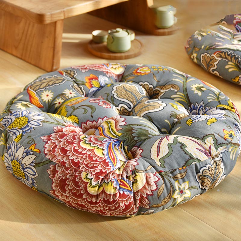 Cuscino per seduta da meditazione in cotone e lino, decorazione per la casa