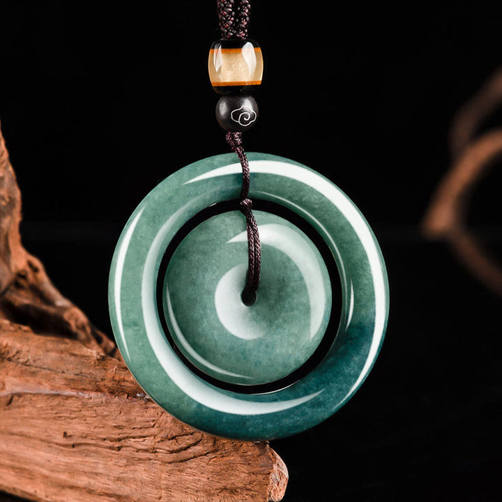 Collana Buddha Stones con fibbia per la pace, fortuna e prosperità