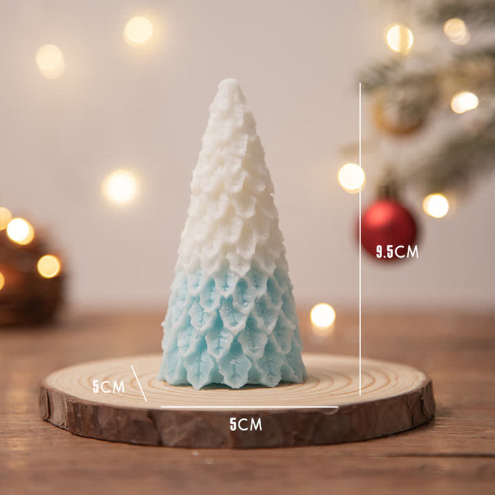 Candela profumata in cera di soia per albero di Natale, regalo per familiari e amici